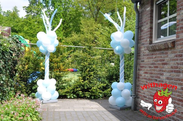 Ballonnen pilaat met sprieten