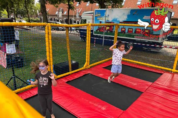 Trampoline voor evenementen